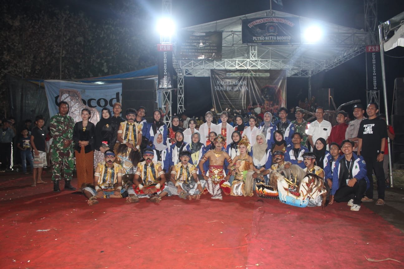 Pagelaran Seni Budaya Cendra Tari Kolaborasi KKN & Putro Setyo Budoyo 'bahurekso'